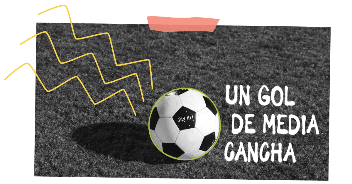 Un gol de media cancha